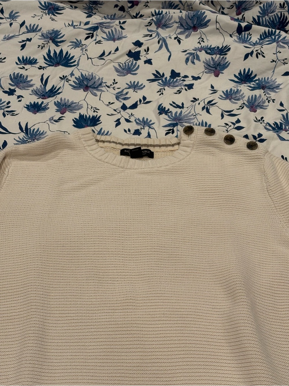Banana Republic Button Shoulder Sweater